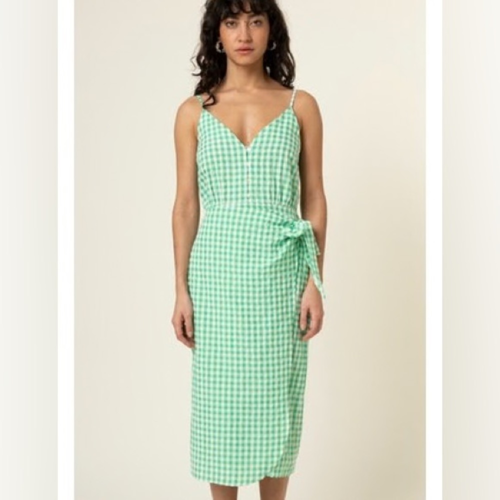 NWT FRNCH Gingham Sin Dress